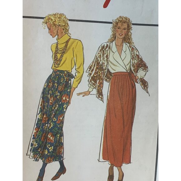Style Misses Wrap Skirt Sewing Pattern sz 8-18 1790 - uncut - Picture 7 of 10